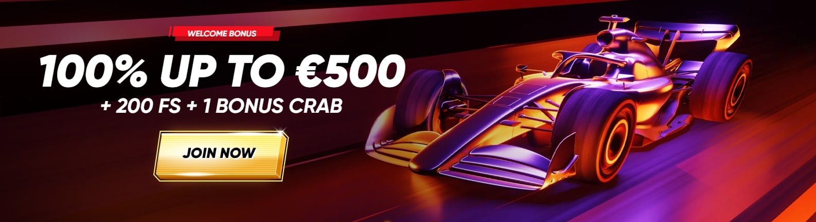 QuickWin Casino Welcome Bonus - 100% up to €500 + 200 Free Spins