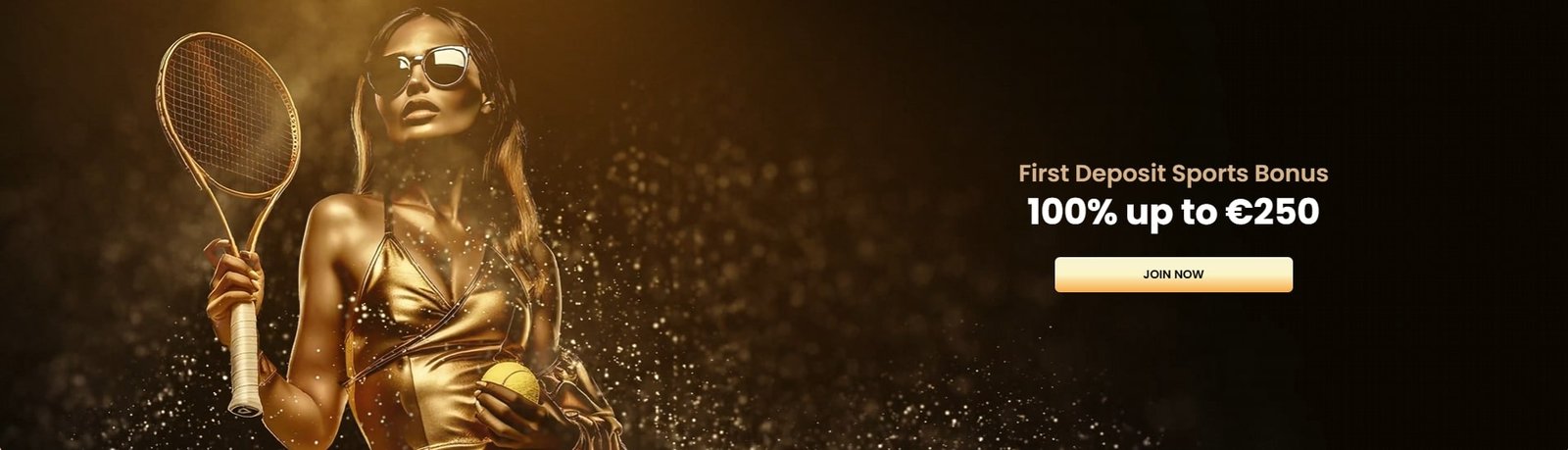 Gold Spin Sportsbook Welcome Bonus - 100% up to €250